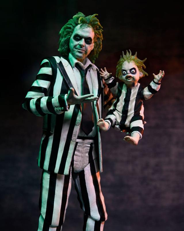 Beetlejuice Beetlejuice Action Figure 7 Scale Ultimate Striped Suit Beetlejuice 18 cm 9