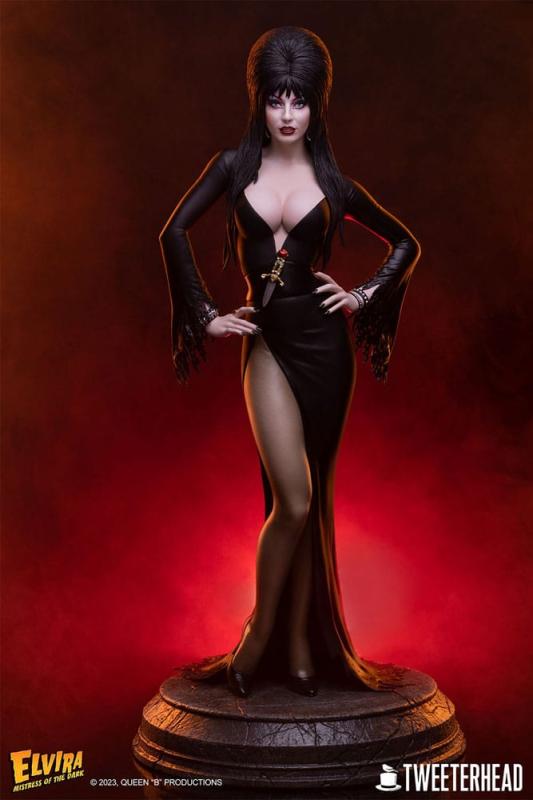 Elvira Mistress of the Dark: Elvira 1/4 Maquette - Tweeterhead