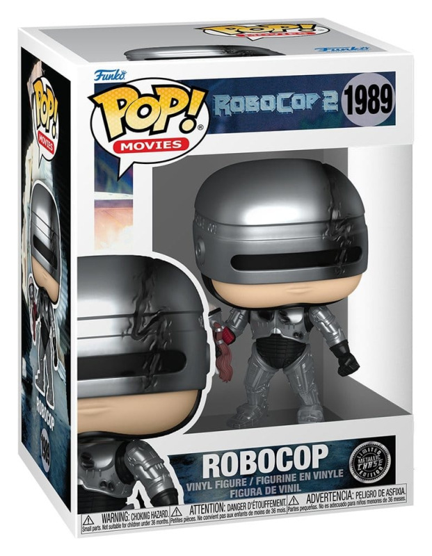 Robocop POP! Movies Vinyl Figures Robocop (Metallic) with Chase 9 cm Assortment (6) 4