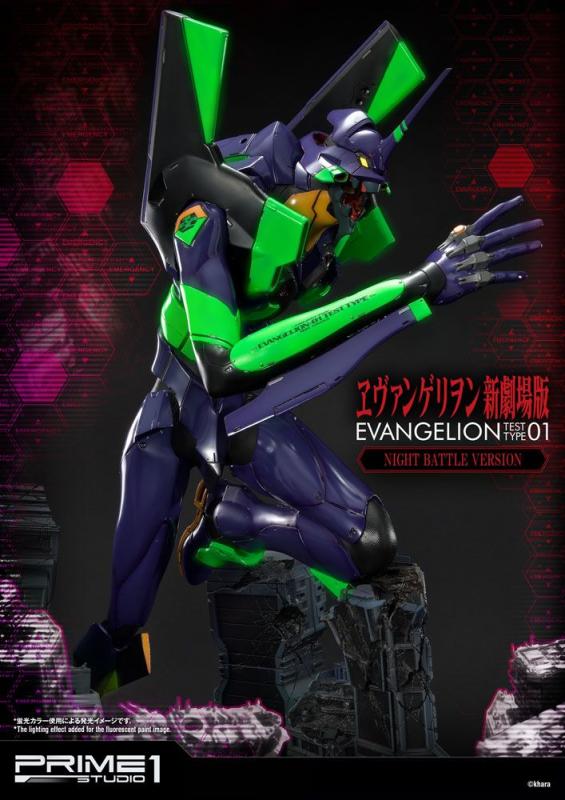 Neon Genesis Evangelion: Evangelion Test Type-01 Night Battle Ver. 77 cm Statue - Prime 1