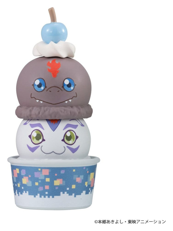 Digimon Adventure Tsumichen Stack up & Change Minifigures 8 cm Blind Box Display (8) (Repeat) 6