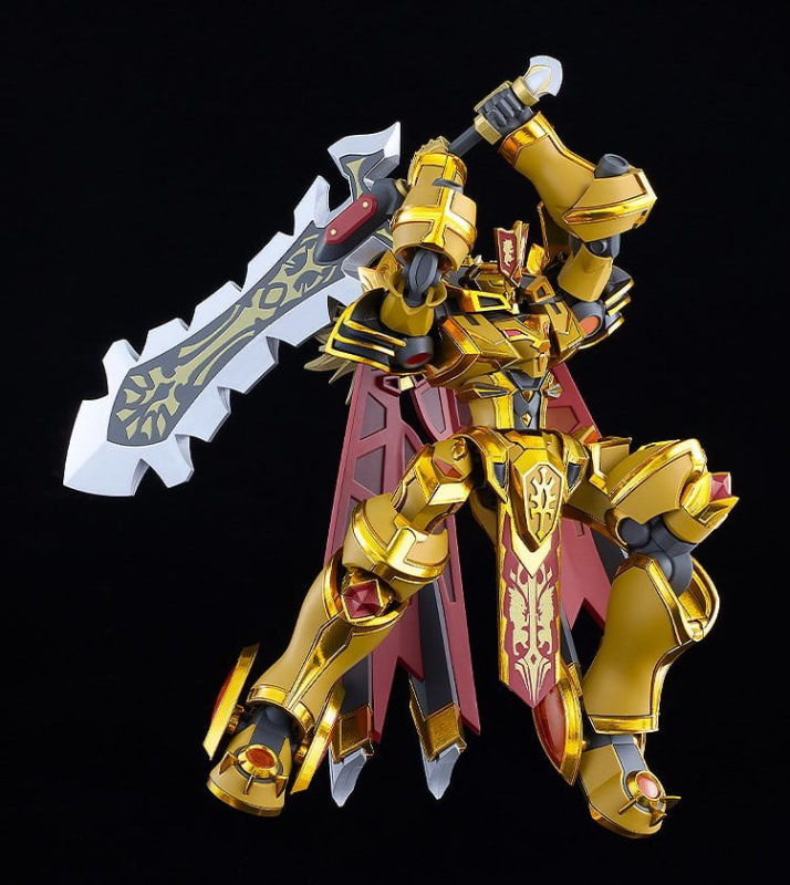 Knight's & Magic Moderoid Plastic Model Kit Goldleo: Royal Metallic Ver. 14 cm 3