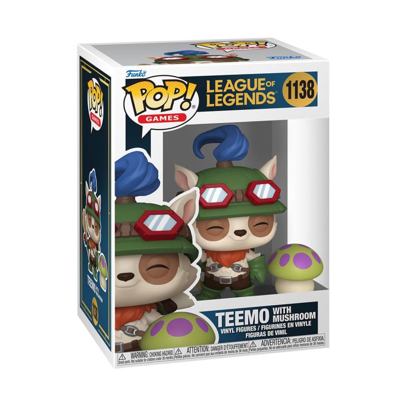 League of Legends POP!&Buddy Games Vinyl Figure Teemo w/Shroom 9 cm 1