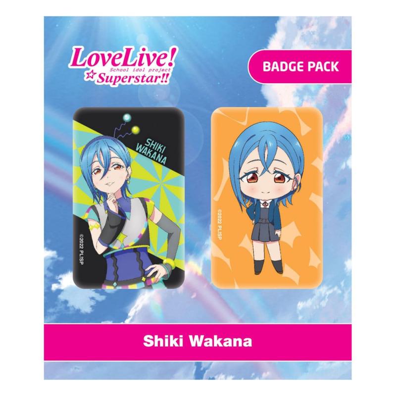 Love Live! Pin Badges 2-Pack Shiki Wakana