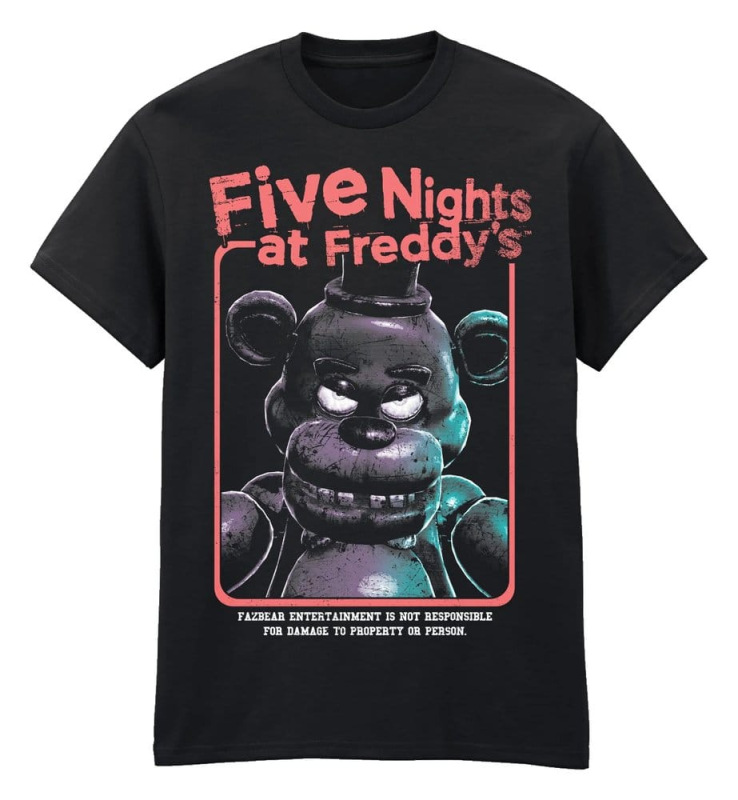 Five Nights at Freddy's T-Shirt VHS Size M 1
