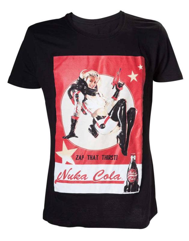 Fallout 4 T-Shirt Nuka Cola Lady Size L