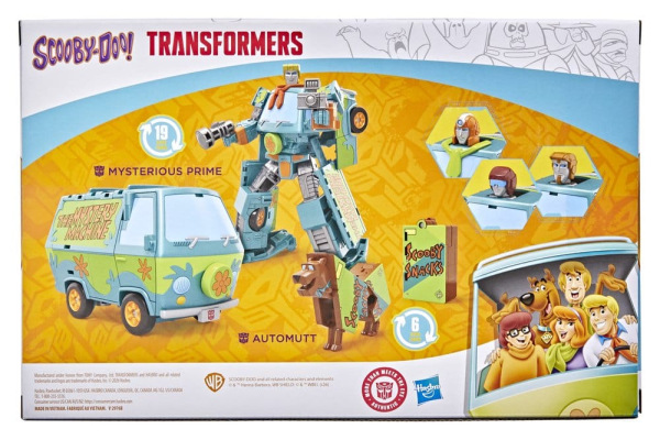 Transformers x Scooby-Doo Action Figure 2-Pack Mysterious Prime & Automutt 15 cm 1