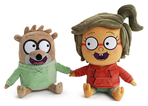 Regular Show Plush Figures 2-Pack Valentine´s Rigby & Eileen 22 cm