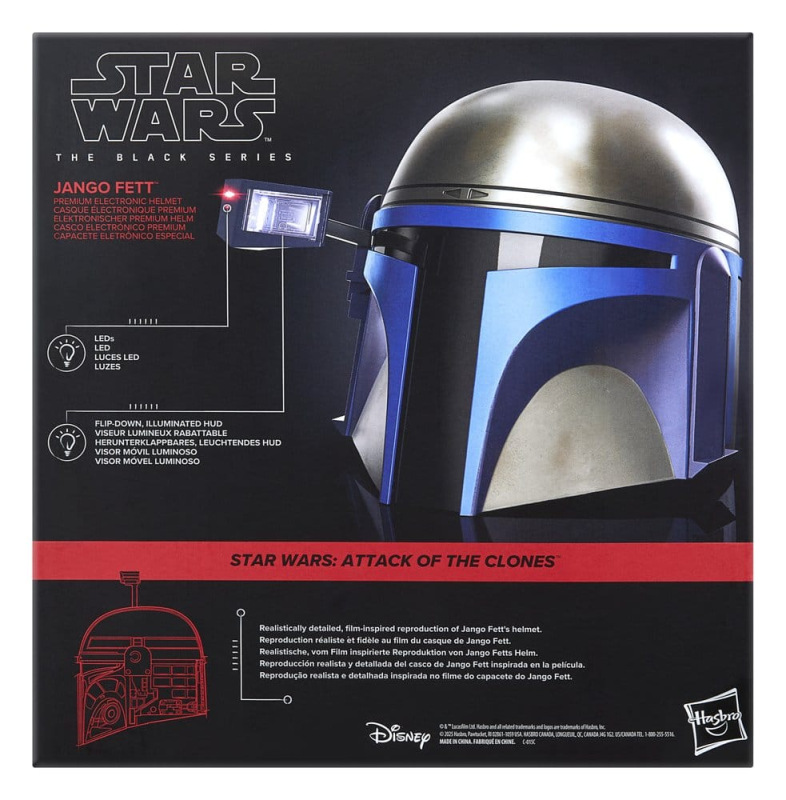 Star Wars Episode II Black Series Electronic Helmet Jango Fett 2