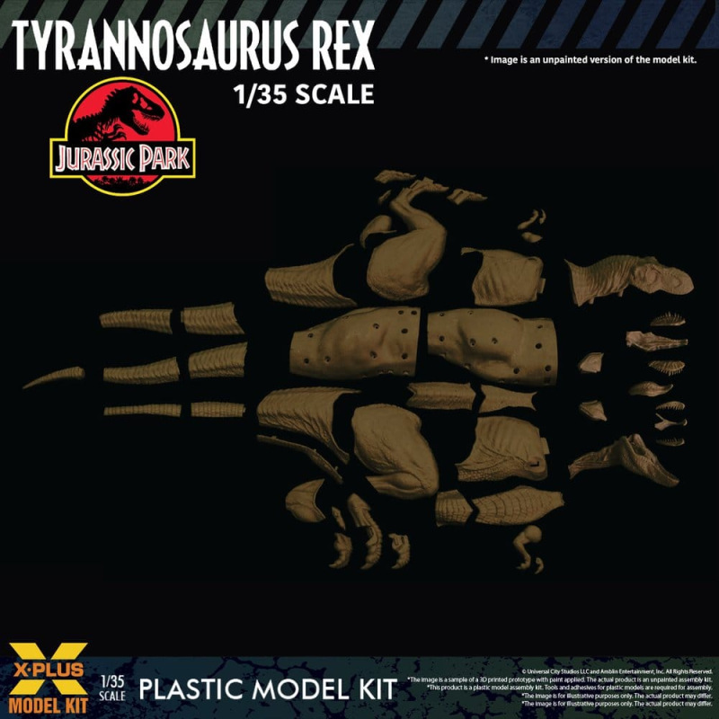 Jurassic Park Plastic Model Kit 1/35 Tyrannosaurus Rex 42 cm 13