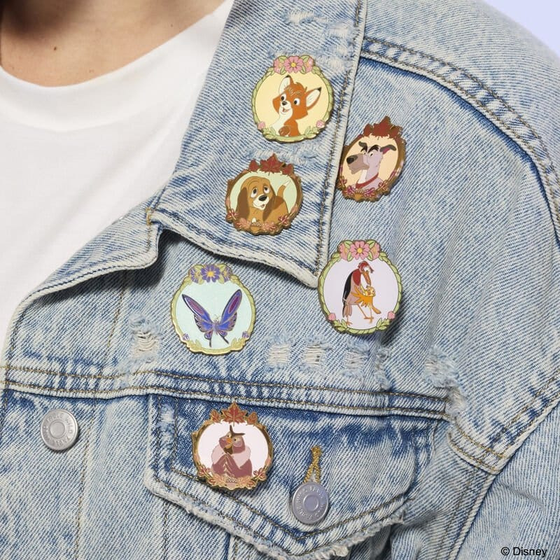 The Fox and the Hound by Loungefly Enamel Pins Blind Display (12) 1