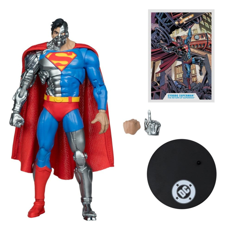 DC Multiverse McFarlane Vault Collection Action Figure Cyborg Superman (Revenge of the Green Lantern 1
