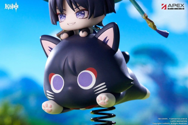 Genshin Impact Chibi Chara Yurayura Stand PVC Figure Wanderer 11 cm 6