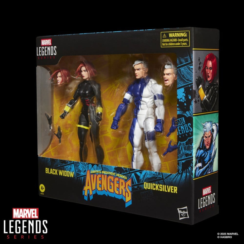 Avengers Marvel Legends Action Figure 2-Pack Black Widow & Quicksilver 15 cm 3