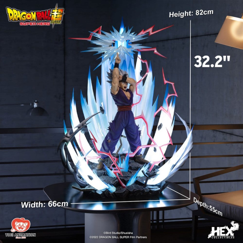 Dragon Ball Super: Super Hero 1/4 Statue Son Gohan 82 cm 2