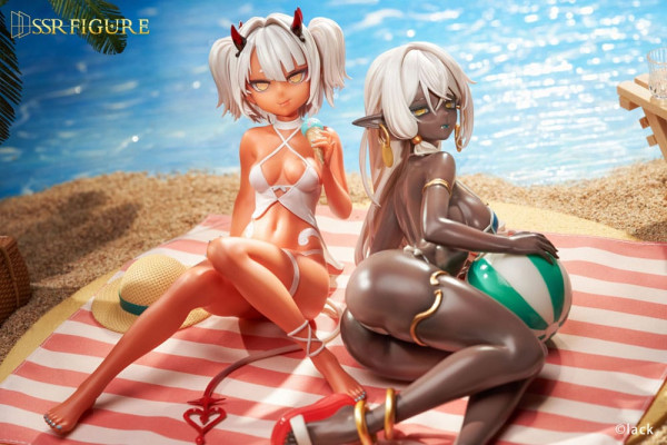 Original Character SSR PVC Statue 1/7 Dark Elf Dancer 12 cm 12