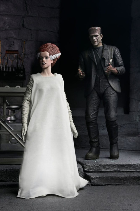 Universal Monsters Action Figures 2-Pack Bride of Frankenstein 90th Anniversary The Monster & His Ma 9