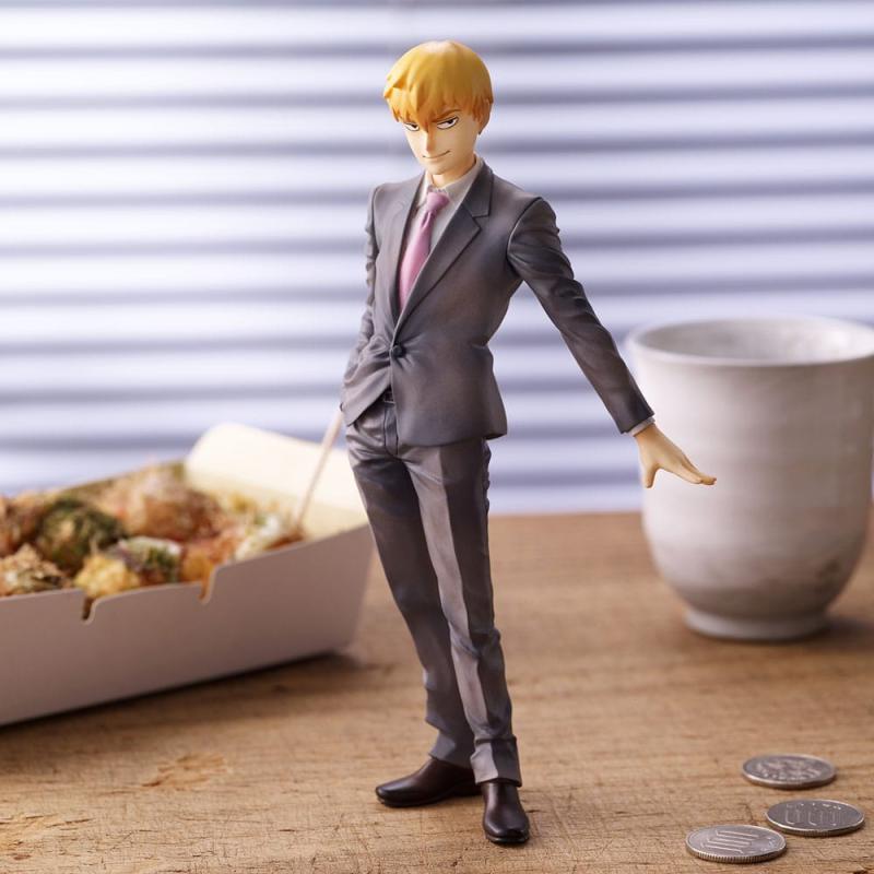 Mob Psycho 100 III Statue PVC Reigen Arataka Resale 24 18 cm