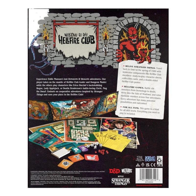 Dungeons & Dragons Board Game Stranger Things: Welcome to the Hellfire Club english 5