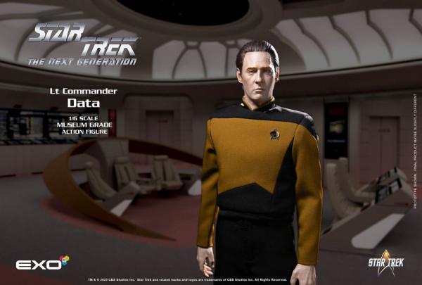 Star Trek The Next Generation: Lt. Commander Data (Standard) 1/6 Action Figure - Exo-6