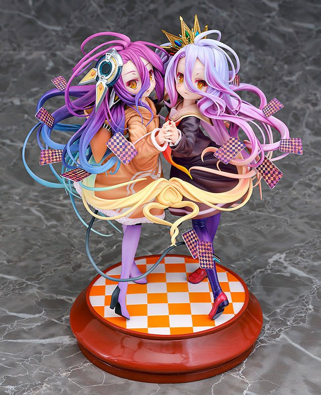 No Game No Life Statue 1/7 Shiro & Schwi 22 cm 1
