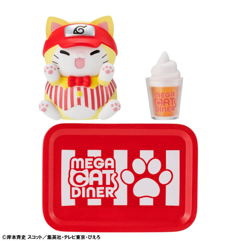 Naruto Shippuden Mega Cat Project Nyaruto! Trading Figures Mega Cat Diner 3 cm Assortment (6) 1