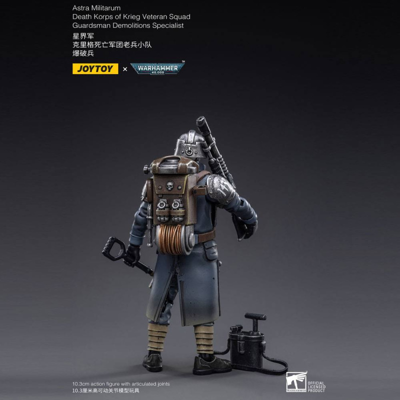 Warhammer 40k Action Figure 1/18 Death Korps of Krieg Veteran Squad Guardsman Demolitions Specialist 6
