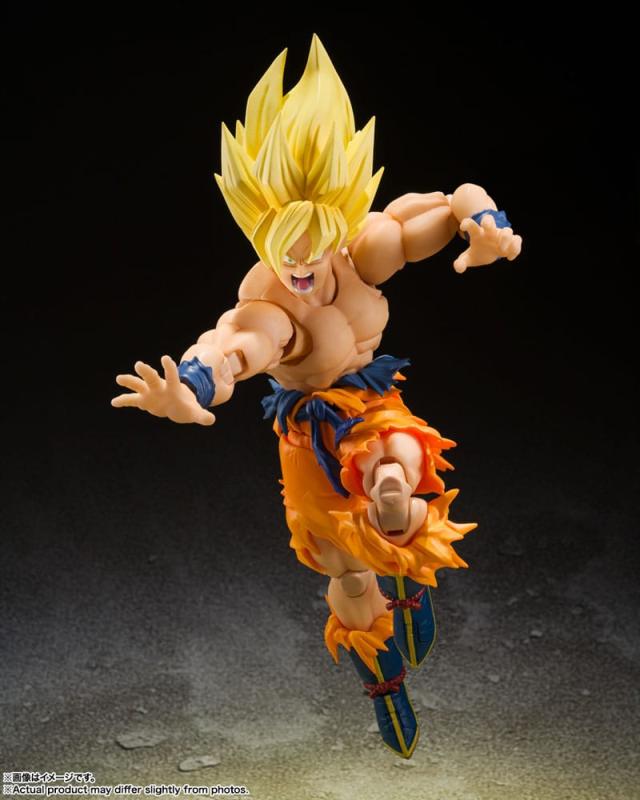 Dragon Ball Z S.H. Figuarts Action Figure Super Saiyan Son Goku - Legendary Super Saiyan - 14 cm