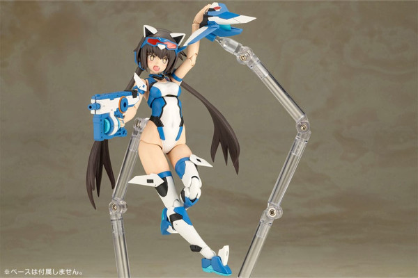 Frame Arms Girl Plastic Model Kit Stylet Swimsuit Blue Impulse Color Ver. 16 cm 11