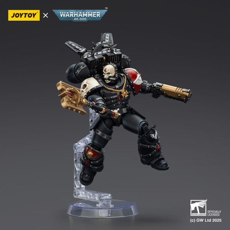 Warhammer 40,000: Combat Patrol Blood Angels Action Figure Lemartes With Jump Pack Blood Crozius and 4