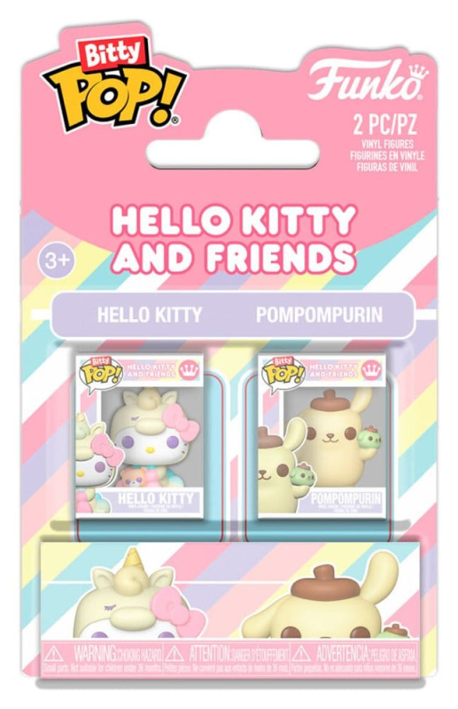 Sanrio Bitty POP! Vinyl Figures 2-Pack HK & PomPom 2 cm
