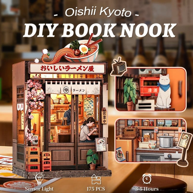 Miniature House Model Kit Oishii Kyoto 22 x 13 cm 10