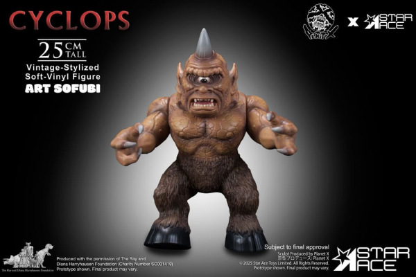 Ray Harryhausen Soft Vinyl Statue Cyclops (Vintage-Style) 25 cm 11