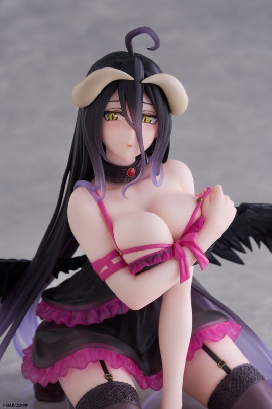 Overlord Desktop Cute PVC Figure Albedo (Negligee ver.) 13 cm 10