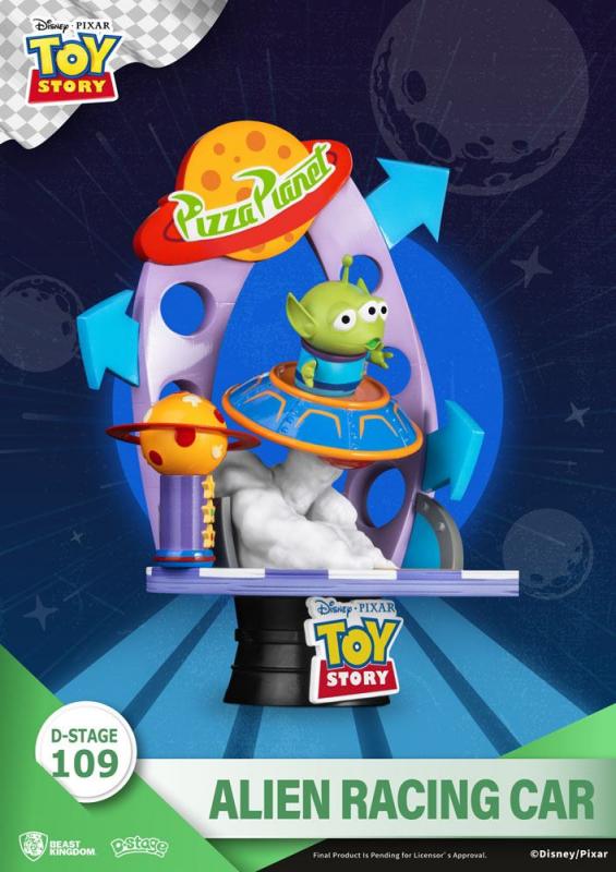 Toy Story: Alien Racing Car 15 cm D-Stage PVC Diorama - BKT