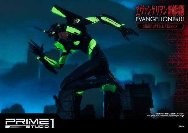 Neon Genesis Evangelion: Evangelion Test Type-01 Night Battle Ver. 77 cm Statue - Prime 1