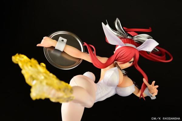 Fairy Tail Statue 1/6 Erza Scarlet High Kick White Bunny Ver. 37 cm