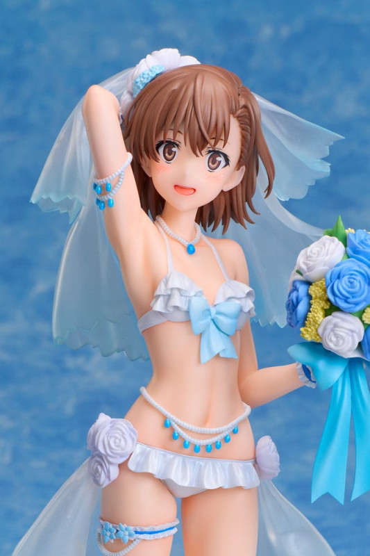 A Certain Scientific Railgun T PVC Statue 1/7 Mikoto Misaka Wedding Swimsuit Ver. 25 cm 6