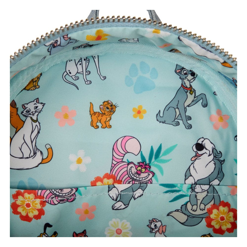 Disney by Loungefly Backpack Mini Faux Denim Dogs & Cats 4