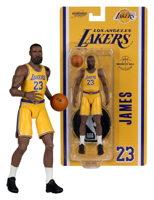 NBA SportsPicks Action Figure Lebron James (Los Angeles Lakers) 16 cm 3