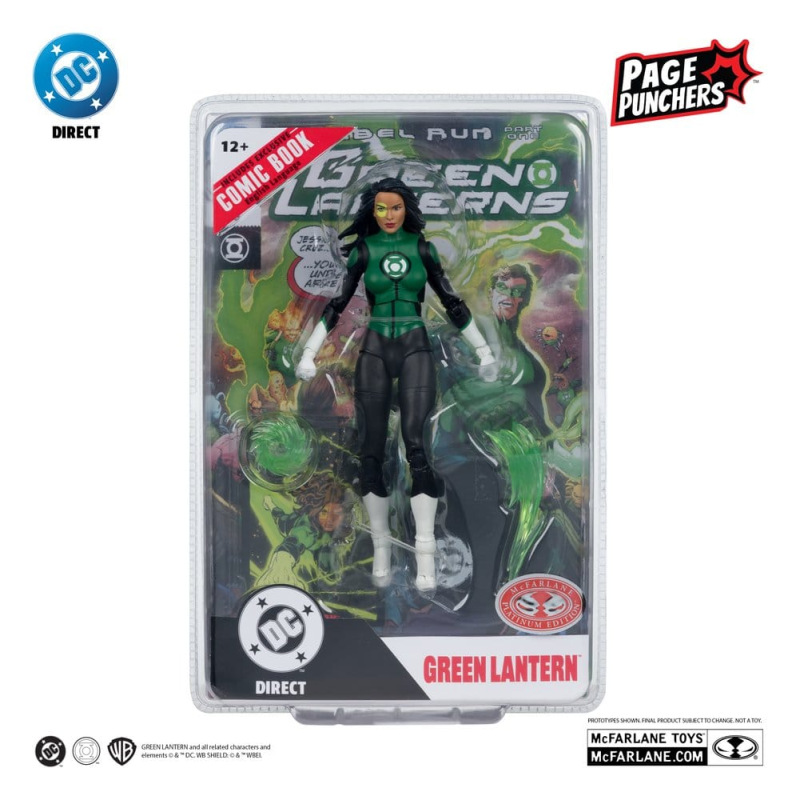 DC Direct Page Punchers Action Figure Jessica Cruz (Green Lanterns # 48) (Red Platinum Edition) 18 c 6