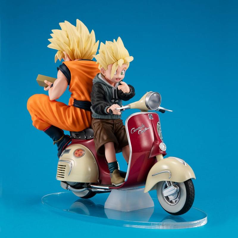 Dragonball Z 05 Desktop Real McCoy PVC Diorama Super Saiyan Son Goku & Super Saiyan Son Gohan & Moto