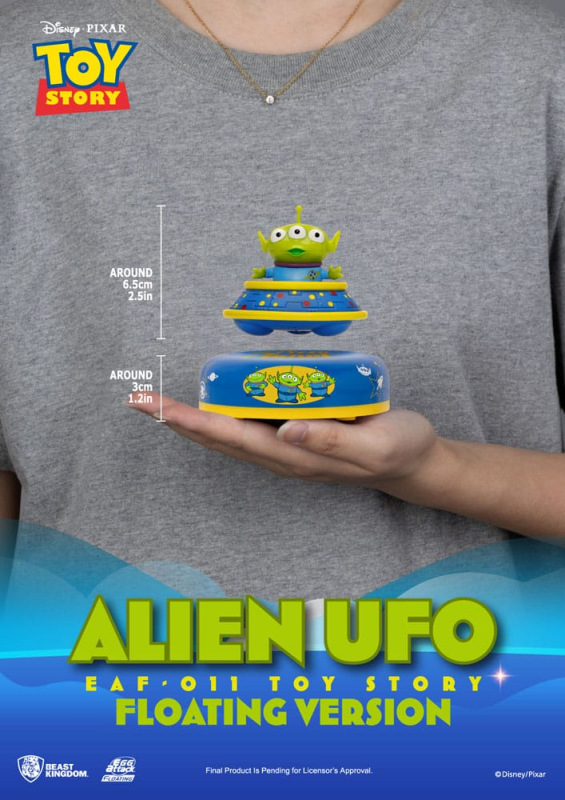 Toy Story Egg Attack Floating Model Alien UFO 6 cm 1