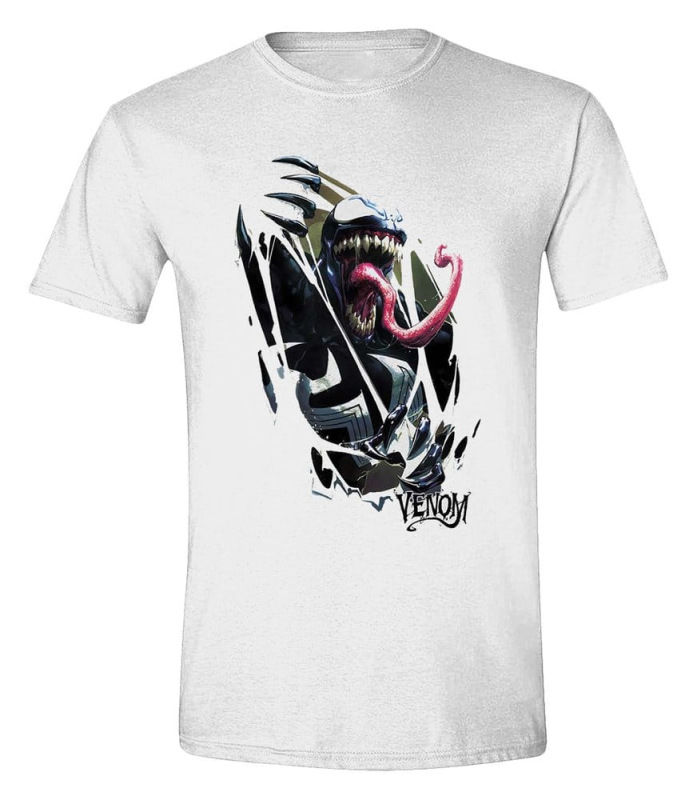 Marvel T-Shirt Venom Rip Through Size XL