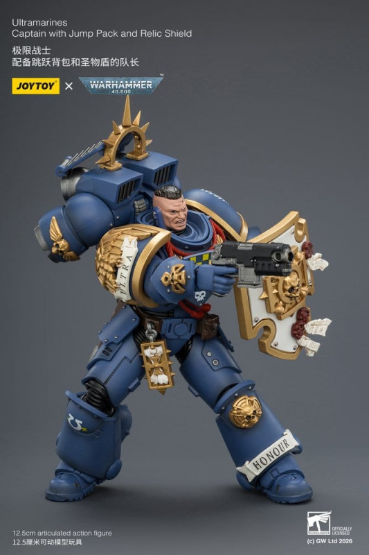 Warhammer Action Figure Ultramarines Captain 13 cm 6