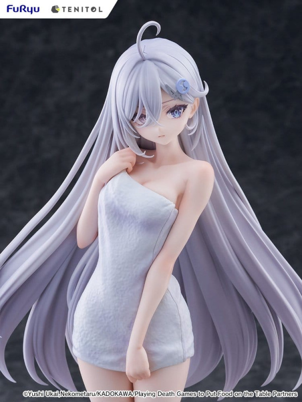 Playing Death Games to Put Food on the Table Light Novel PVC Statue Yuki Golden Bath Ver. 30 cm 4