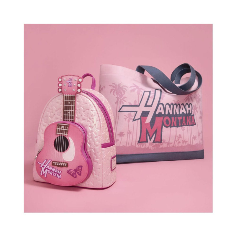 Disney by Loungefly Canvas Tote Bag Hannah Montana Guitar Canvas 2