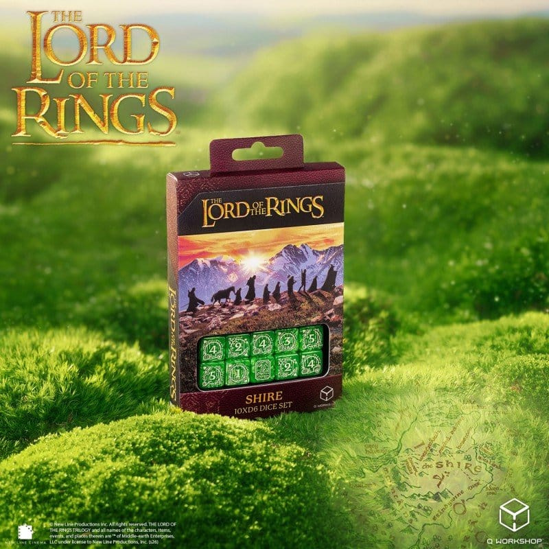 The Lord of the Rings: 10 D6 Dice Set Shire 3