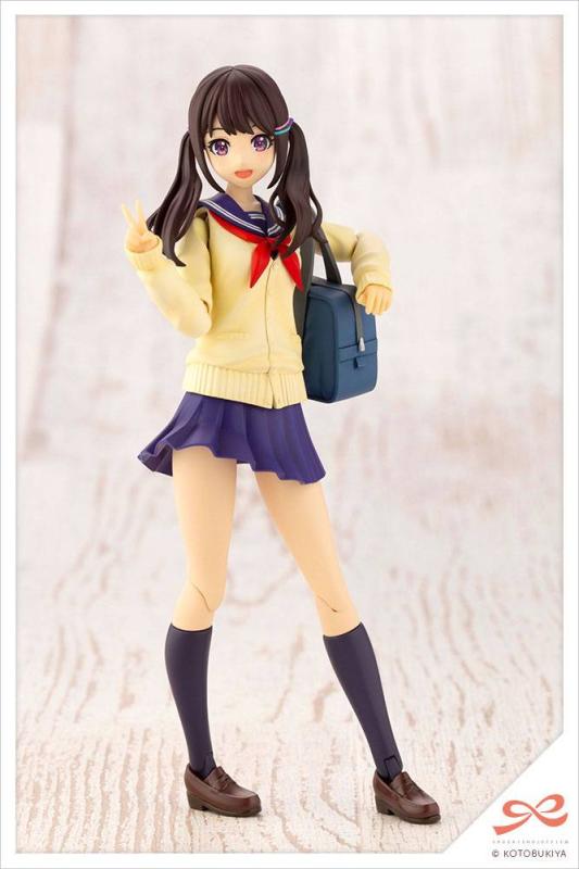 Sousai Shojo Teien Plastic Model Kit 1/10 Madoka Yuki Touou High School Winter Clothes 15 cm