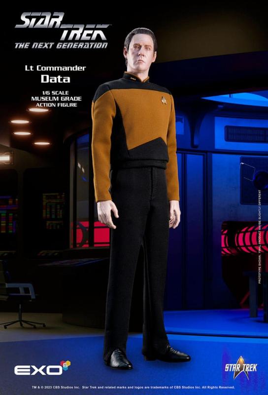 Star Trek The Next Generation: Lt. Commander Data (Standard) 1/6 Action Figure - Exo-6